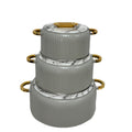 Export hot selling food warmer container3pcs large capacity stackable thermal insulation crisper box