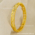middle eastern dubai men's and women's gold-plated copper bracelet, ethiopian/arabic nigerian jewelry