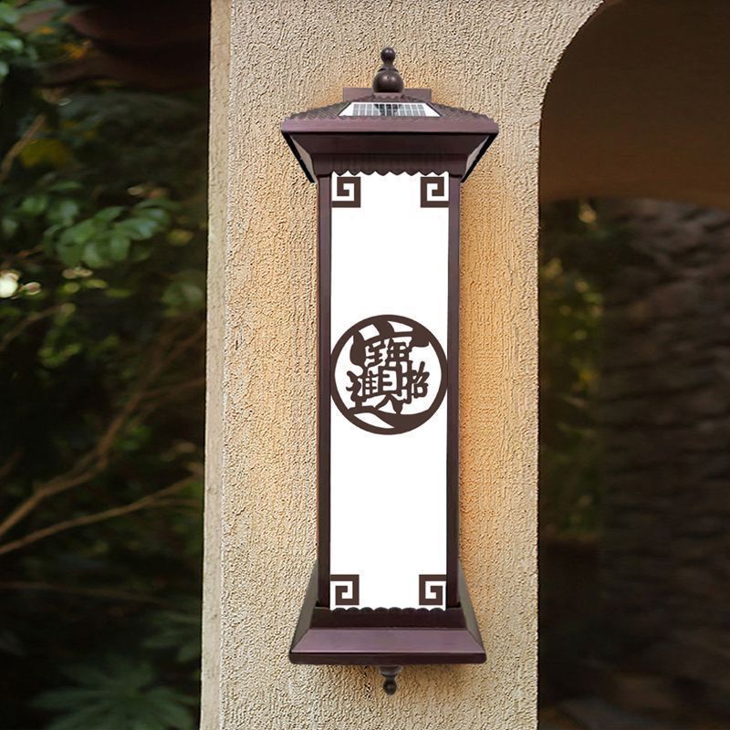 New arrival wall lamp solar energy chinoiserie house door balcony aisle outdoor waterproof corridor outdoor courtyard fashion