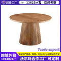 Dining tablessolid wood veneer dining table retractable foldable table accessible luxury restaurant for homemdf round table