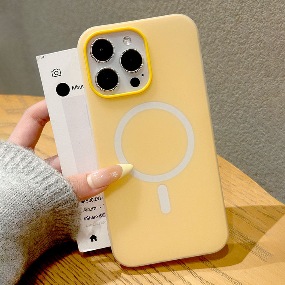 2-in-1 jelly magnetic case for iphone 16 pro max, apple 15 skin-feel matte protective cover for iphone 14