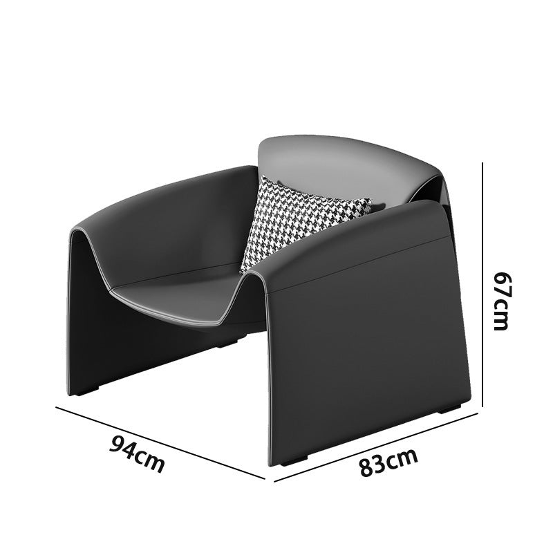 Accessible luxury leather sofa designer double sofa chair office hotel reception small sofa popularfor home leather sofa