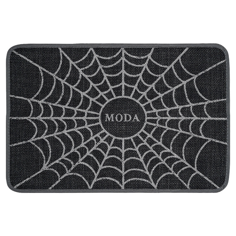 Style woven bathroom non-slip foot mat, toilet absorbent floor mat, toilet dirt-resistant and anti-drop carpet, toilet door mat