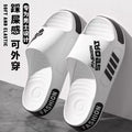 Thick sole eva slippers for men summer 2025 new indoor home bathroom non-slip couple sandals wholesale