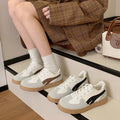 summer new arrival: plus-size women's casual comfort retro white belt fashionable outerwear single shoes - wholesale