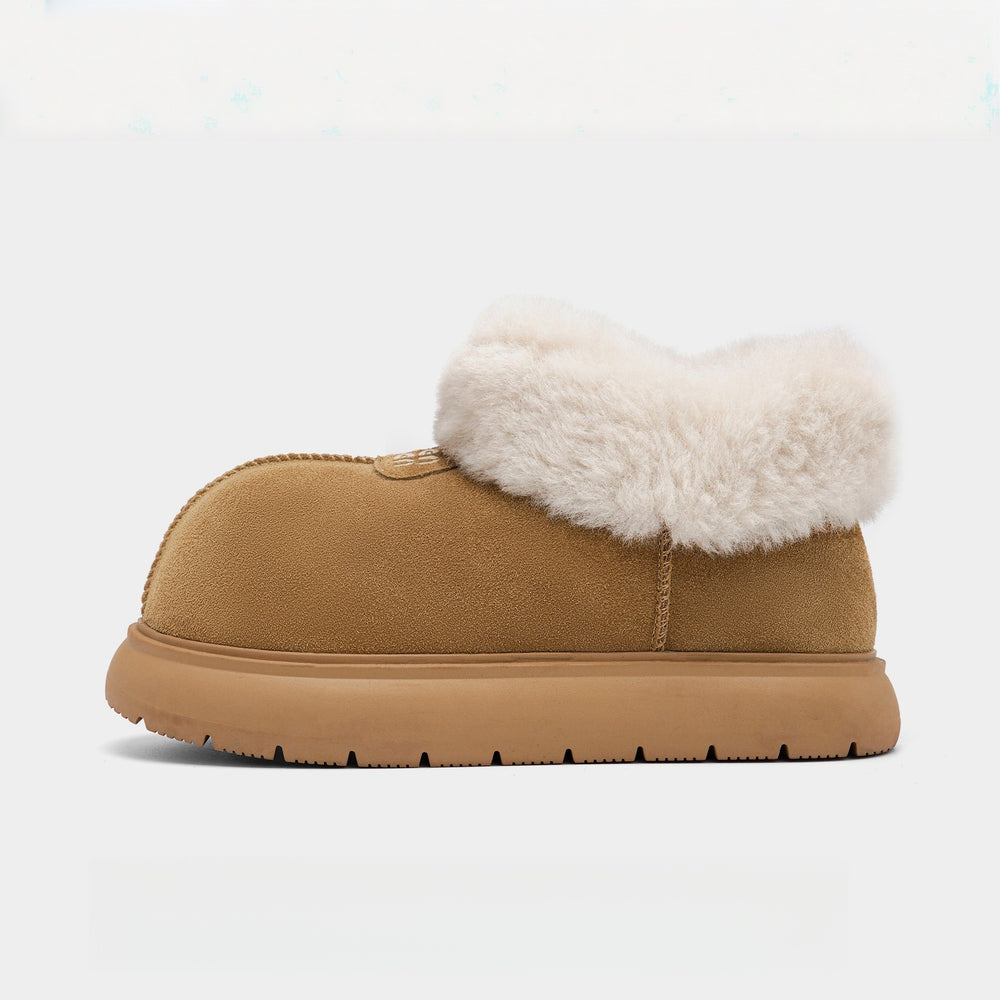 Frosted bread thick sole snow boots for women 2026winternew arrivalfleece-linedthickenedheattech short boots cotton shoes winteroutwear for women