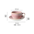 Kiln-turned coffee cup suit mug retro office water cup japanese breakfast cup good-looking ceramic tea cup