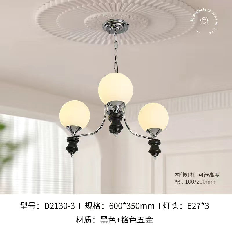 French antique living room chandelier American retro high-end magic bean hall main light high-end lighting design chandelier