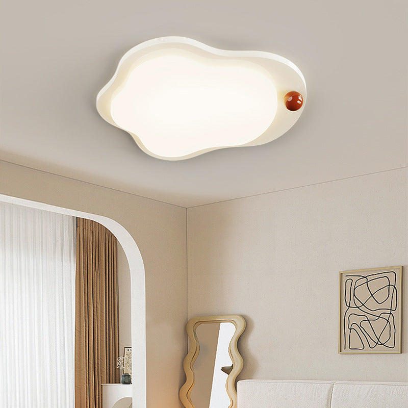 Cream wind bedroom study light eye protection intelligent high light transmission warm master bedroom ceiling light Zhongshan lighting combination package