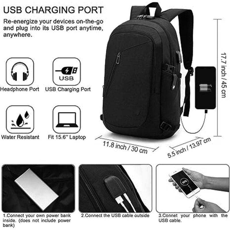 Cross-border new backpack men's waterproof computer backpack men's business travel backpack
