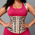Xiyin tik  hot zipper double-layer steel frame tight waist shaping tops abdominal latex shaping vest