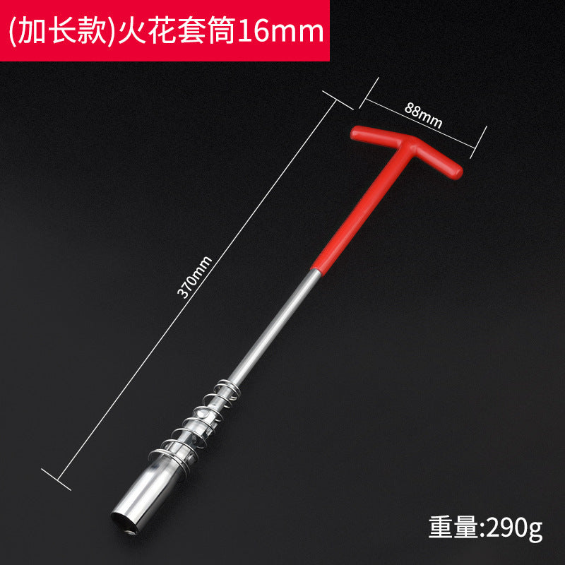 Spark plug socket wrench - 360° multi-angle automotive spark plug wrench for spark plug removal and installation