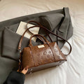 classy printing bag women's 2025 fall and winter new arrival super popular satchel bag accessible luxury niche style shoulder crossbody bag