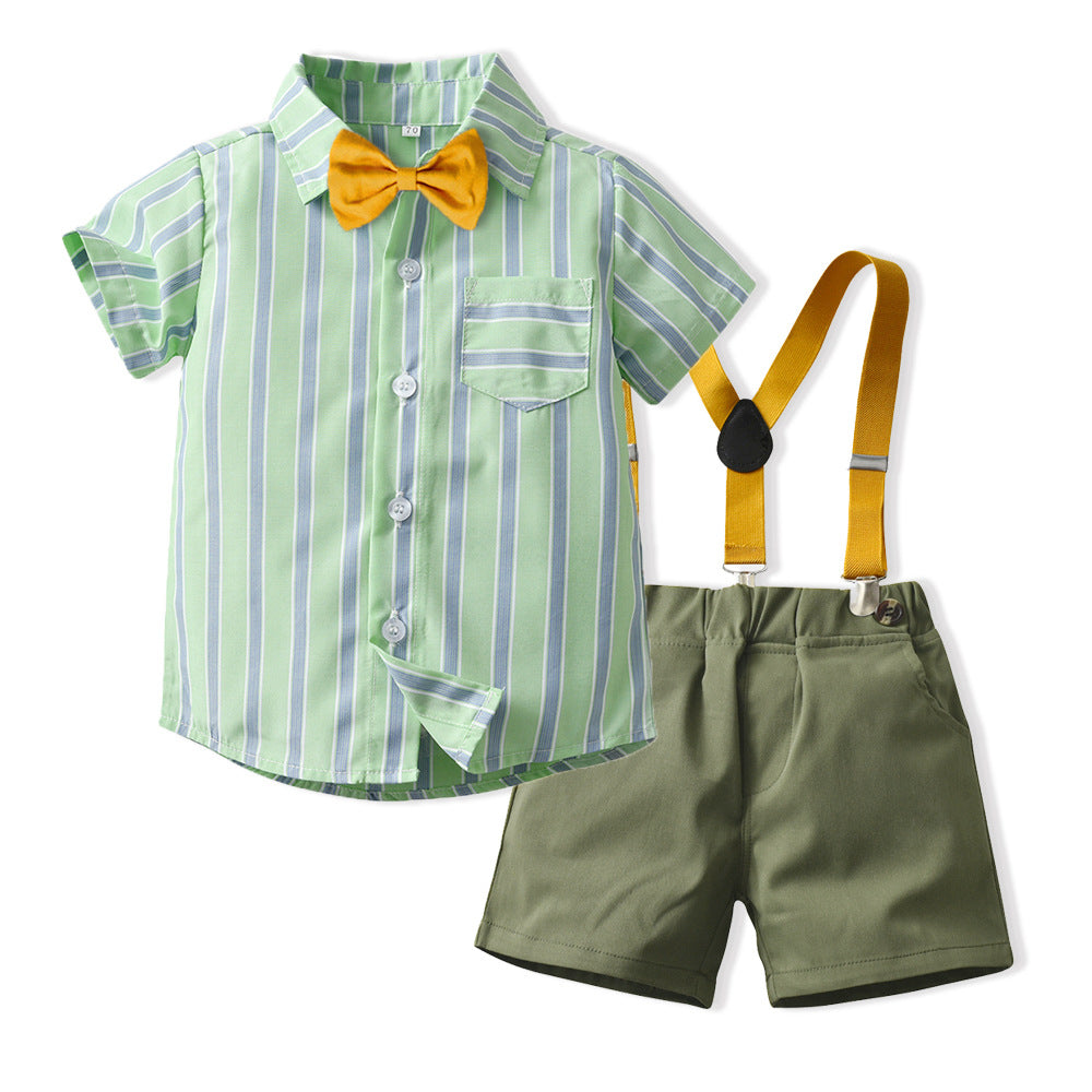 Boys' summer outfit: trendy, stylish, and fashionable new arrivals for young boys. casual short-sleeve sets for kids, chic summer clothing for children