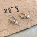 Sparkling zircon bead pendant earrings for women, 2026 new arrival, unique design, lightweight luxury, versatile earrings and studs
