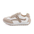 Women's casual leather sneakers - authentic spring/autumn new arrivals: soft sole, lightweight, breathable, non-slip, comfortable running shoes