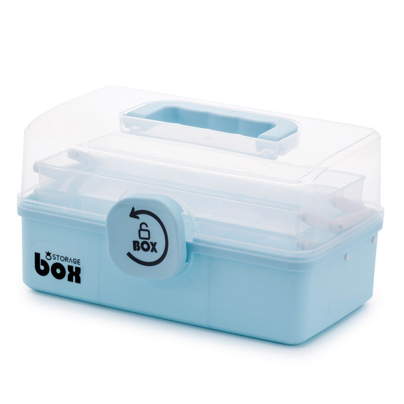 Medical box, family, student dormitory, large-capacity storage box, small medicine, drug storage box, small household medicine box.