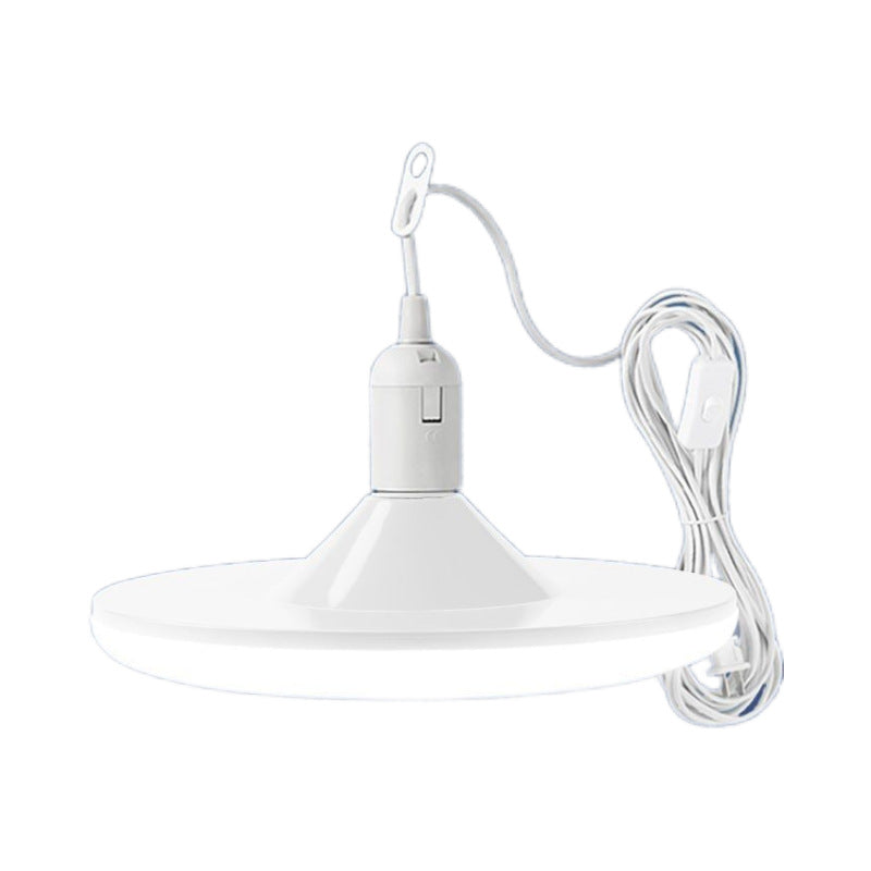 Led ufo light socket with cord, plug, and switch - super bright, easy plug-in, direct plug-in hanging energy-saving pendant light