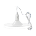 Led ufo light socket with cord, plug, and switch - super bright, easy plug-in, direct plug-in hanging energy-saving pendant light