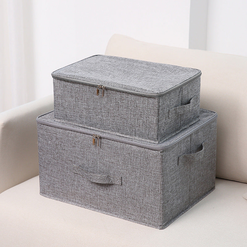 Household down jacket underwear socks storage box, bed bottom storage box, large-capacity storage, dust-proof clothing storage and finishing