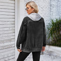 Fashion cross-border foreign trade women's clothing new arrival  independent station washed loose denim outwear medium long tops trendy