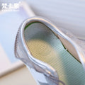 Vancahao autumn new mary jane shoes  girls' mesh lace soft sole flats kids' casual sneakers