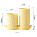 Macaron color chopstick cage for home kitchen storage kitchen utensils with drain holes hammered chopstick barrel spoon tableware storage
