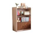 Wall-mounted freestanding bookcase & storage unit - kids' bookshelf, student home organizer, multi-tier storage cabinet
