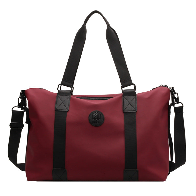 Short trip bag women's lightweight portable Oxford cloth storage bag sports fitness bag women's leisure travel luggage bag