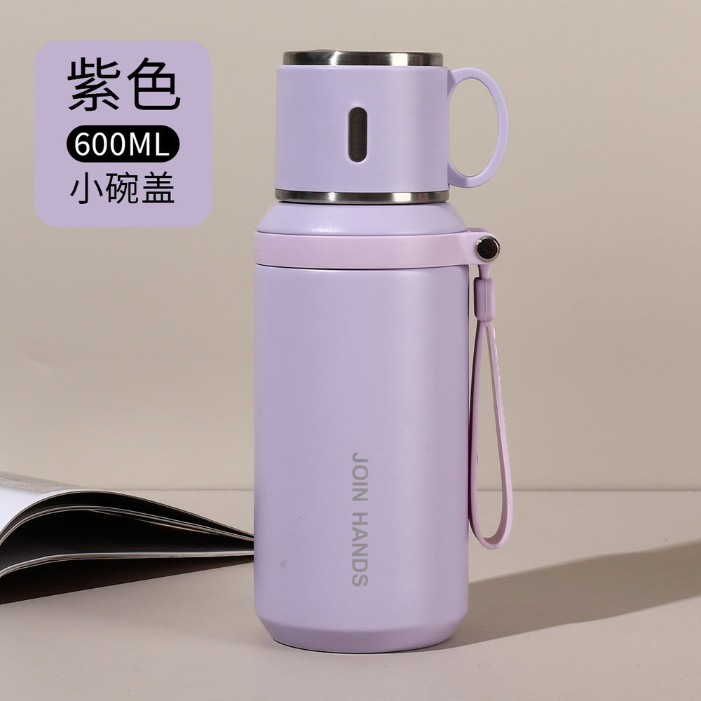 Outdoor men's large capacity all-steel kettle thermos 316 stainless steel tea infuser bottle car portable water cup