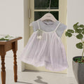 new girls' hollow-out lace camisole tulip bud tank dress - summer princess style
