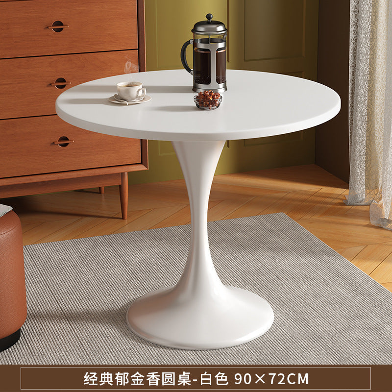 Coffee table, living room, for home, small apartment, side table, coffee table, negotiation table, round dining table, tulip balcony, small round table