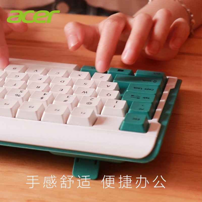Source wholesale wired keyboard mute design notebook desktop membrane keyboard USB interface 104 key color matching