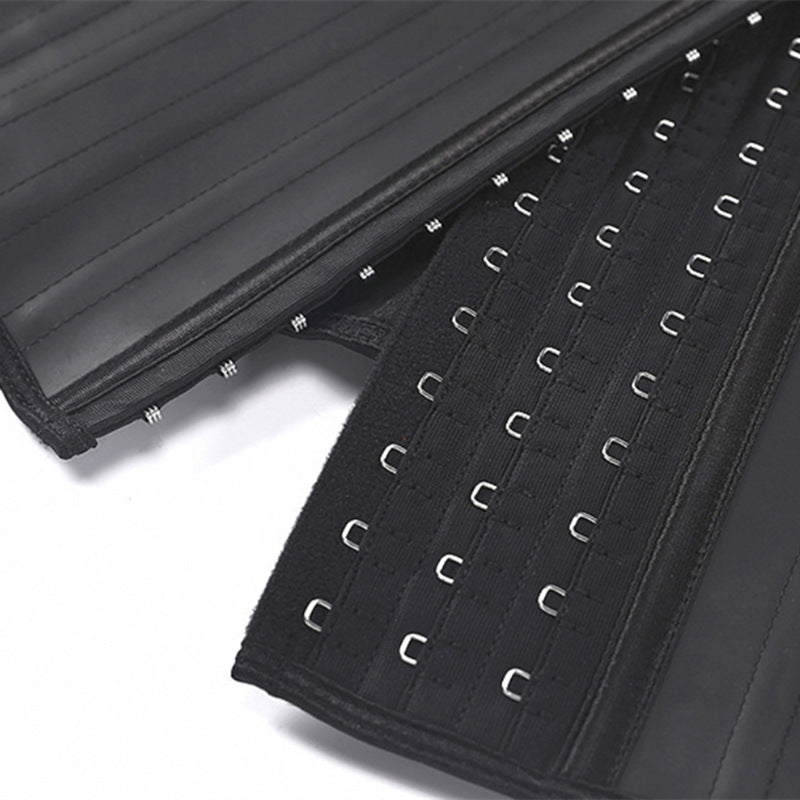 25 steel frame matte rubber body shaping garment sports girdle fitness tummy control corset female waist t rainer