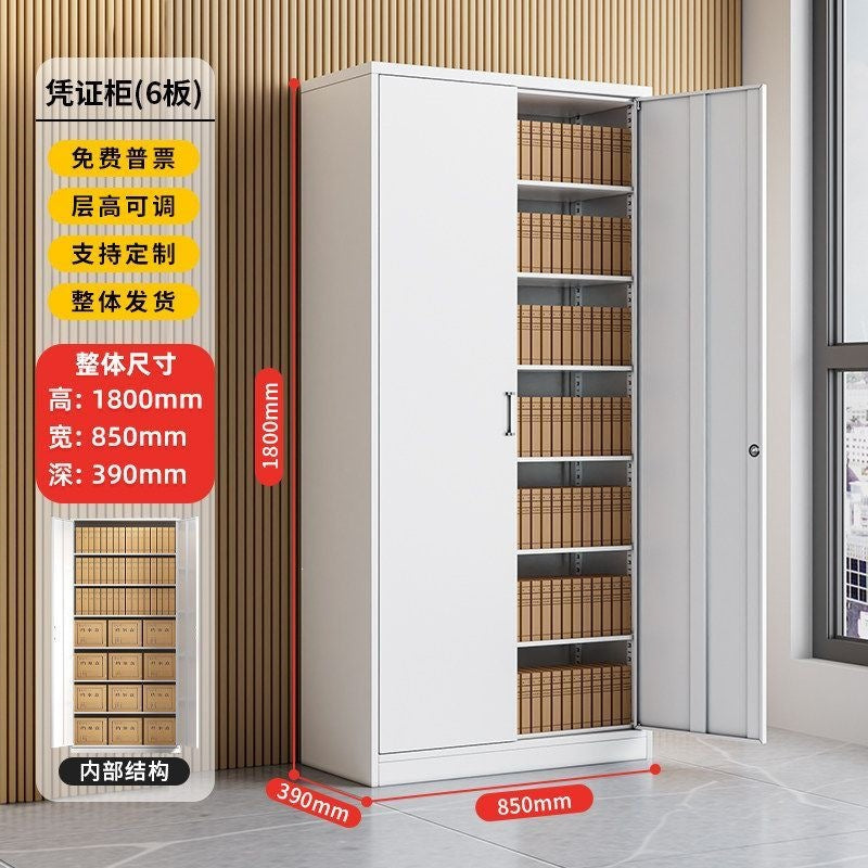 Steel file cabinet office file financial voucher storage cabinet iron locker drawer storage cabinet