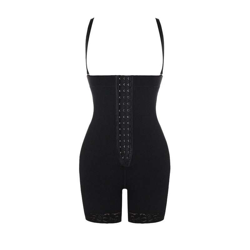 fashion tummy control one-piece corset, slimming body, butt lifting pants, detachable buttons, plus size tummy control for fat women