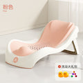 Baby bath support seat - reclining bath bed with non-slip mat & bath net - universal fit
