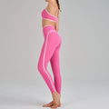 new arrival yoga clothes high waist hip lift tummy control slimming look sling beautiful back running sports intimates bra suit for women