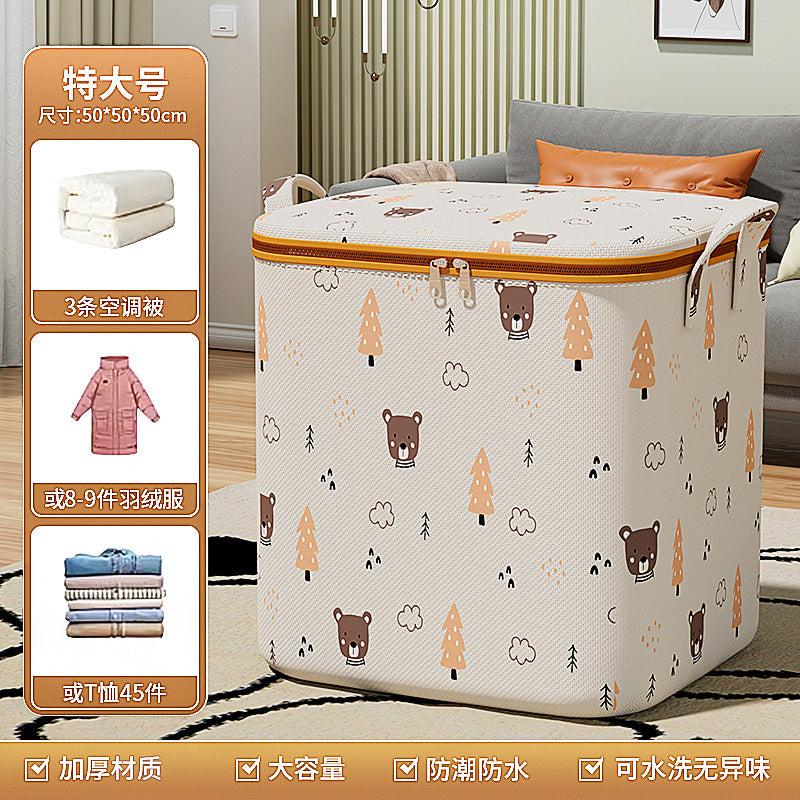 Non-woven storage bag, large quilt finishing, clothes storage bag, underwear storage bag, wardrobe, bedroom full of artifacts
