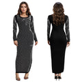 C7417 cross-border   fashion women's sleeveless bodycon rhinestone beaded elegant dress
