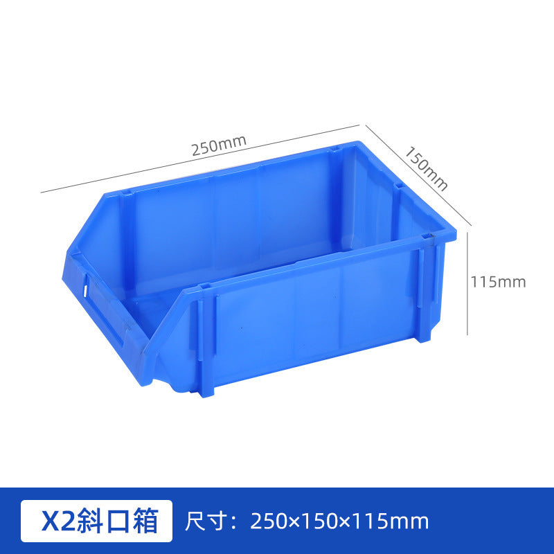 Free shipping oblique combined parts box plastic sorting shelf material box screw tool hardware accessories storage box