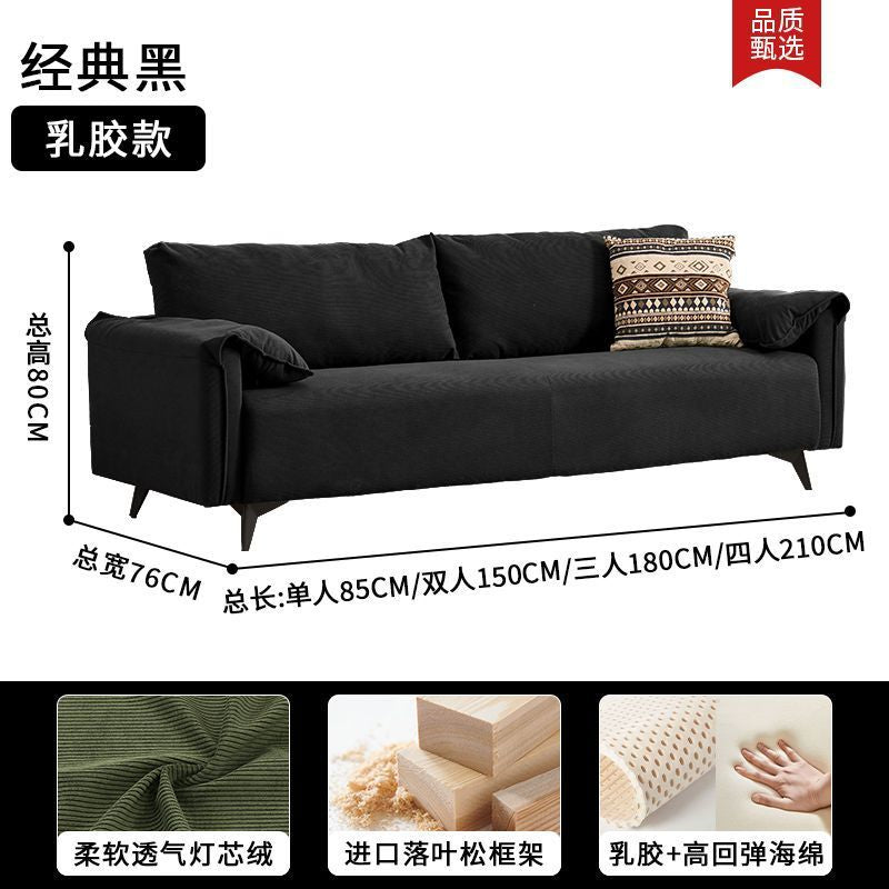 American mid-century oil wax leather sofa, perfect for living rooms, small apartments, clothing store receptions, and adding a touch of understated luxury with a vintage vibe. this double-seater sofa is a stylish choice