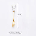 Carefully selected love handle dessert fork and spoon girl heart afternoon tea spoon high temperature resistant thickened ceramic handle fruit fork