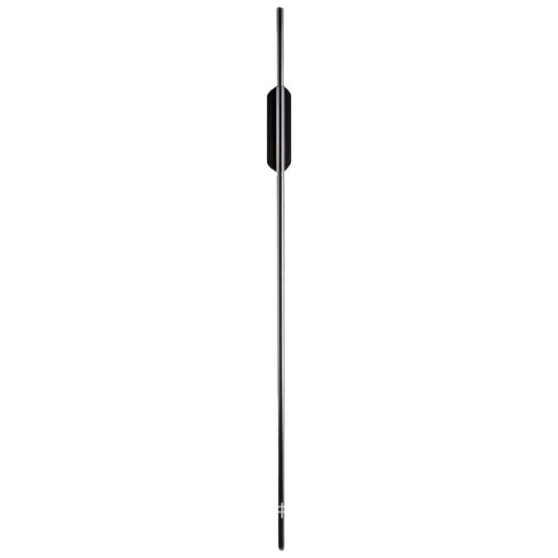 Italian normcore upper and lower light linear wall lamp matte black vertical strip long pole wall washer lamp villa staircase aisle guest