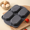 New food-grade 4-cavity silicone bread mold baking pan, home cake mold, diy baking tool