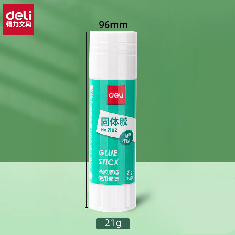 Deli Stationery 7101/7102 Solid Glue 21g High Viscosity Children's Handmade Glue Office Medium Glue Stick Wholesale
