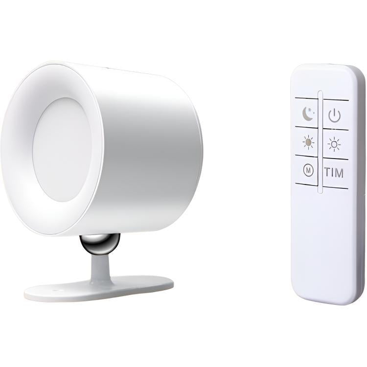 Wireless magnetic bedside reading light - no wiring, no drilling, rechargeable wall lamp - premium background wall ambient lighting