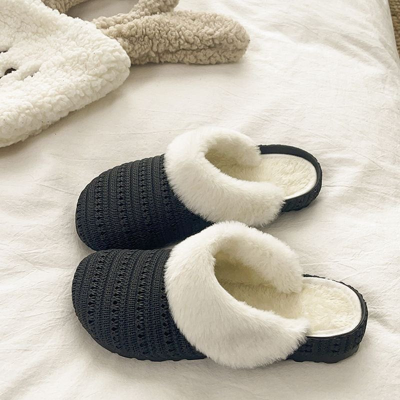 2026 detachable cotton slippers eva warm home indoor thick sole couple winter cotton slippers men
