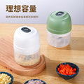 Garlic masher for homesmall electric garlic masher kitchen wireless meat grinder infant portable food supplement food processor