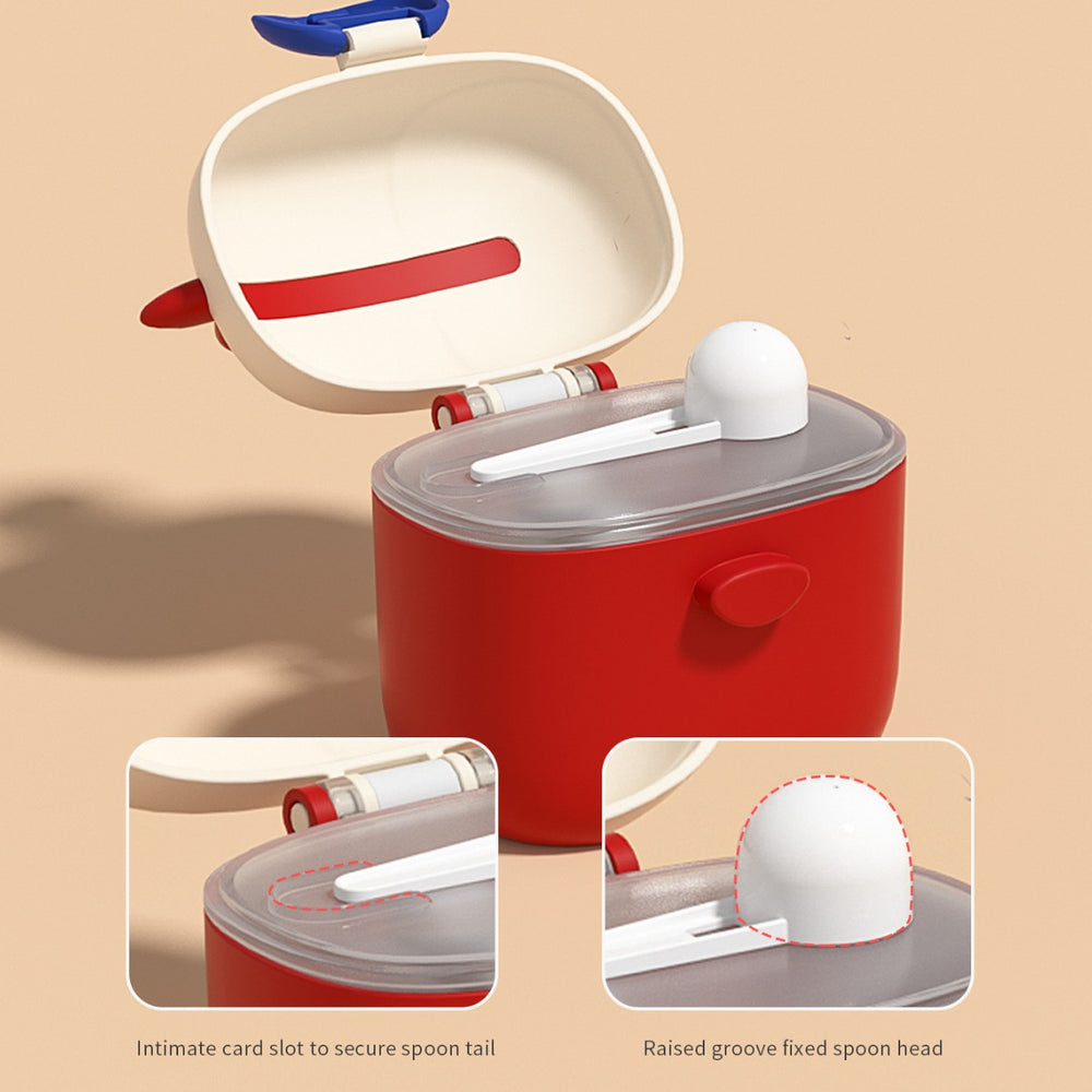 Baby formula dispenser - portable, large capacity, rice cereal container, formula dividing box, airtight storage jar, moisture-proof